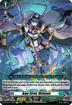 Argo Siren, Melsone (DZ-BT07/138EN) - DZ-BT07: Moon Fangs & Cerulean Blaze
