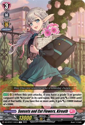 Sunsets and Cut Flowers, Kireath [DZ-BT07 - DZ-BT07/144EN]