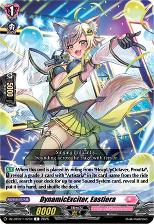 DynamicExciter, Eastiera (DZ-BT07/147EN) - DZ-BT07: Moon Fangs & Cerulean Blaze