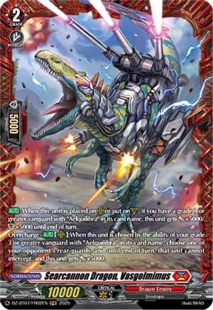 Searcannon Dragon, Vasgolmimus (FR) (DZ-BT07/FR02EN) - DZ-BT07: Moon Fangs & Cerulean Blaze