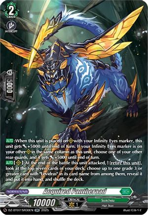 Acquired Pantheraad (SR) (DZ-BT07/SR30EN) - DZ-BT07: Moon Fangs & Cerulean Blaze