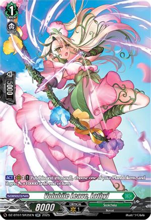 Volubile Leave, Lathyl (SR) (DZ-BT07/SR35EN) - DZ-BT07: Moon Fangs & Cerulean Blaze