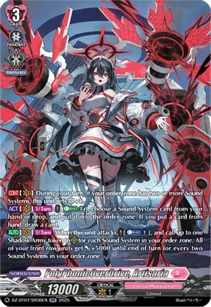 PolyPhonicOverDrive, Artisaria (SR) [DZ-BT07 - DZ-BT07/SR36EN]