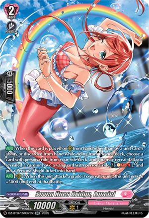 Seven Hues Bridge, Lucciel (SR) (DZ-BT07/SR37EN) - DZ-BT07: Moon Fangs & Cerulean Blaze