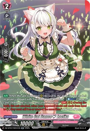 White Cat Dance Lacika (SR) (DZ-BT07/SR41EN) - DZ-BT07: Moon Fangs & Cerulean Blaze