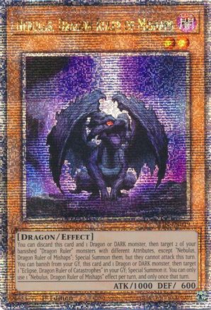 Nebulus, Dragon Ruler of Mishaps (Quarter Century Secret Rare) [ALIN - ALIN-EN019]