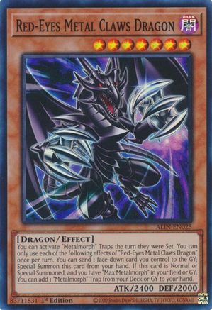 Red-Eyes Metal Claws Dragon [ALIN - ALIN-EN025]