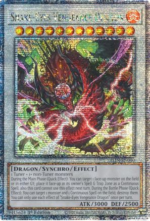 Snake-Eyes Vengeance Dragon (Quarter Century Secret Rare) [ALIN - ALIN-EN040]