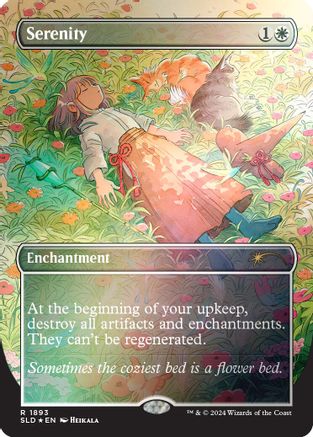 Serenity (Rainbow Foil) (SLD-1893) - Secret Lair Drop Series Foil