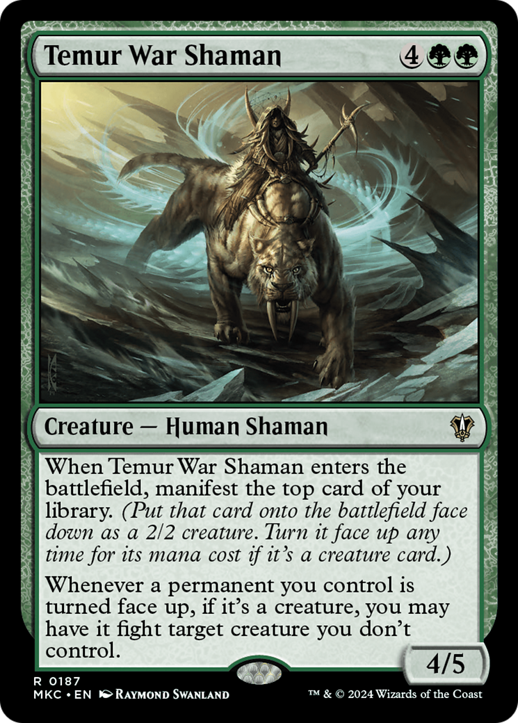 Temur War Shaman [MKC - 187]