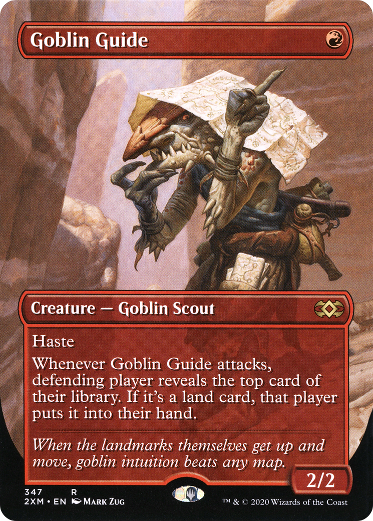 Goblin Guide (Borderless) (2XM-347) - Double Masters (Borderless)