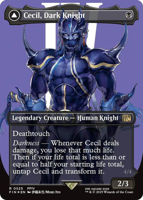 Cecil, Dark Knight (Borderless) (Surge Foil)