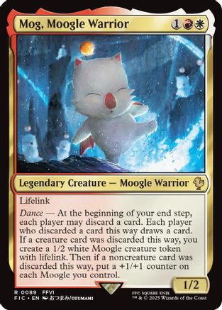 Mog, Moogle Warrior (FIC-089) - Commander: FINAL FANTASY