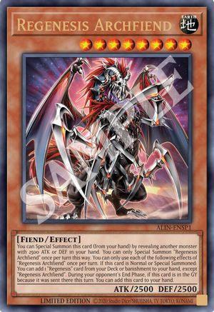 Regenesis Archfiend (ALIN-ENSP1) [ALIN - ALIN-ENSP1]