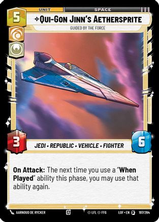 Qui-Gon Jinn's Aethersprite - Guided by the Force [LOF - 197/264]