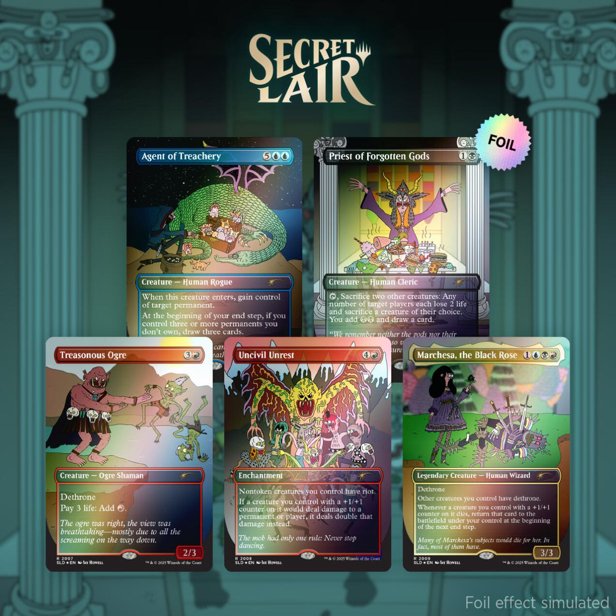 Secret Lair Drop: Featuring: Jay Howell - Rainbow Foil Edition