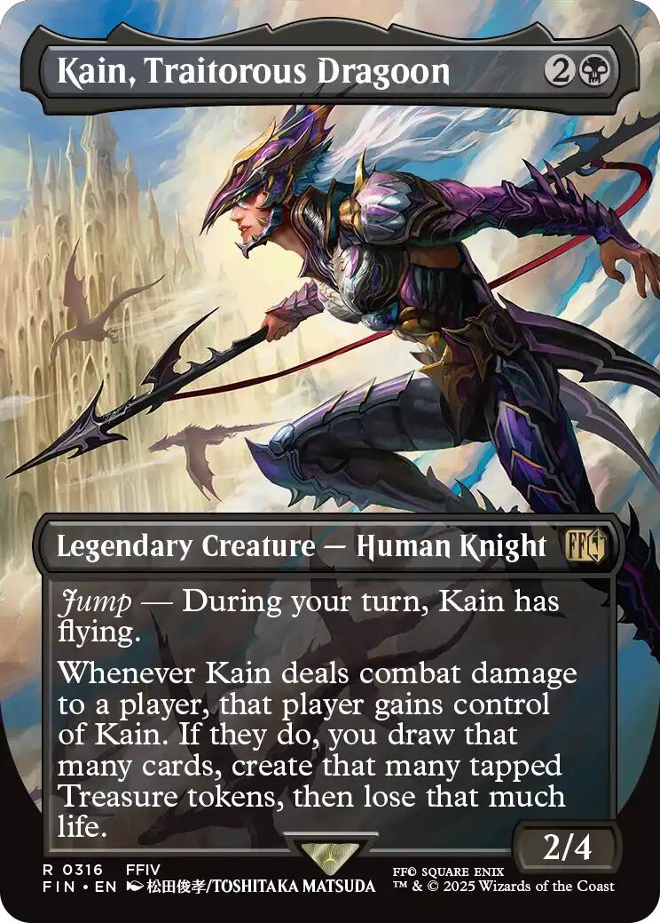 Kain, Traitorous Dragoon (Borderless) [FIN - 316]
