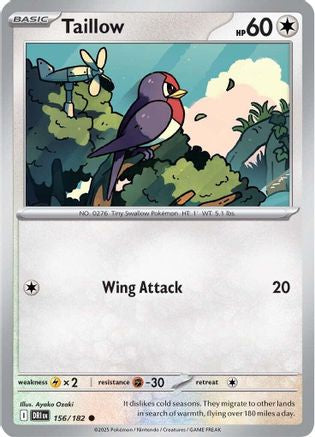Taillow 156/182  SV10 Destined Rivals - Common