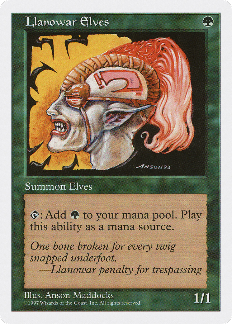 Llanowar Elves [5ED - N/A]