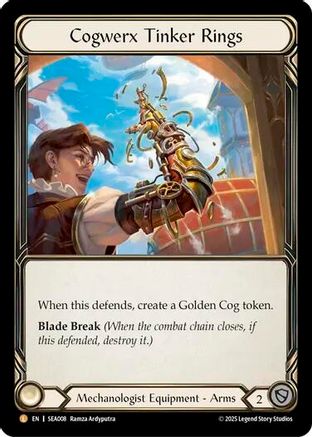 Cogwerx Tinker Rings (SEA008) - High Seas Rainbow Foil