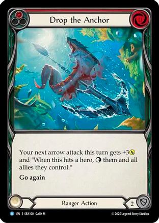 Drop the Anchor (SEA100) - High Seas Rainbow Foil