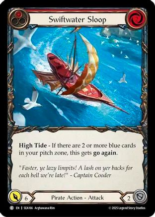 Swiftwater Sloop (Red) (SEA166) - High Seas