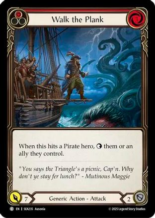 Walk the Plank (Red) (SEA235) - High Seas