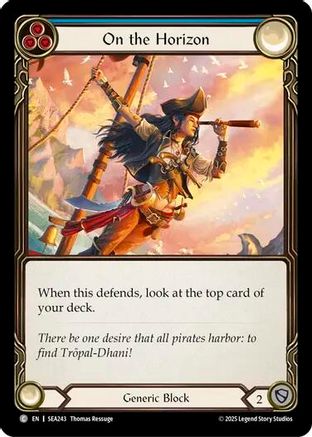 On the Horizon (Blue) (SEA243) - High Seas Rainbow Foil