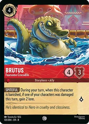 Brutus - Fearsome Crocodile (Foil) [8 - 125/204]