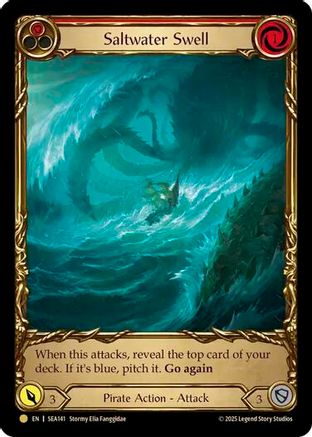 Saltwater Swell (Red) (Treasure) [SEA141]