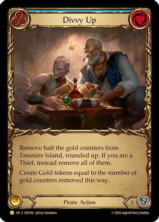 Divvy Up (Treasure) (SEA144) - High Seas Cold Foil