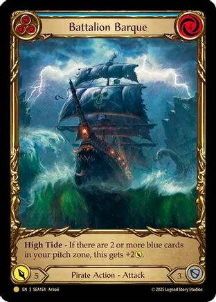 Battalion Barque (Blue) (Treasure) [SEA154]