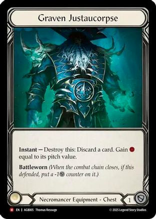 Graven Justaucorpse (AGB005) - Armory Deck: Gravy Bones Rainbow Foil