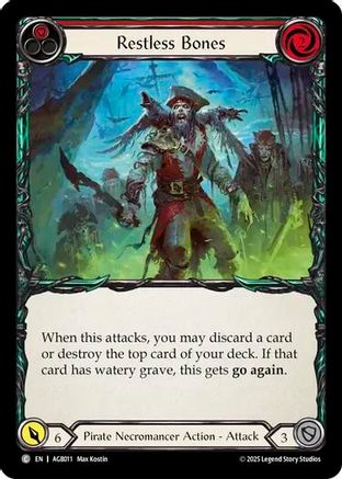 Restless Bones (Red) (AGB011) - Armory Deck: Gravy Bones