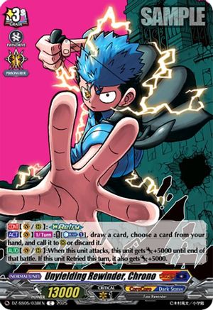 Unyielding Rewinder, Chrono (DZ-SS05/038EN) - DZ-SS05: CoroCoro Start Deck Pack
