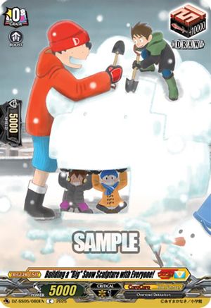 Building a "Big" Snow Sculpture with Everyone! (DZ-SS05/080EN) - DZ-SS05: CoroCoro Start Deck Pack