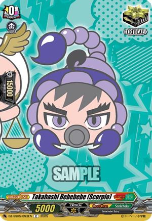 Takahashi Bebebebe (Scorpio) (DZ-SS05/093EN) - DZ-SS05: CoroCoro Start Deck Pack