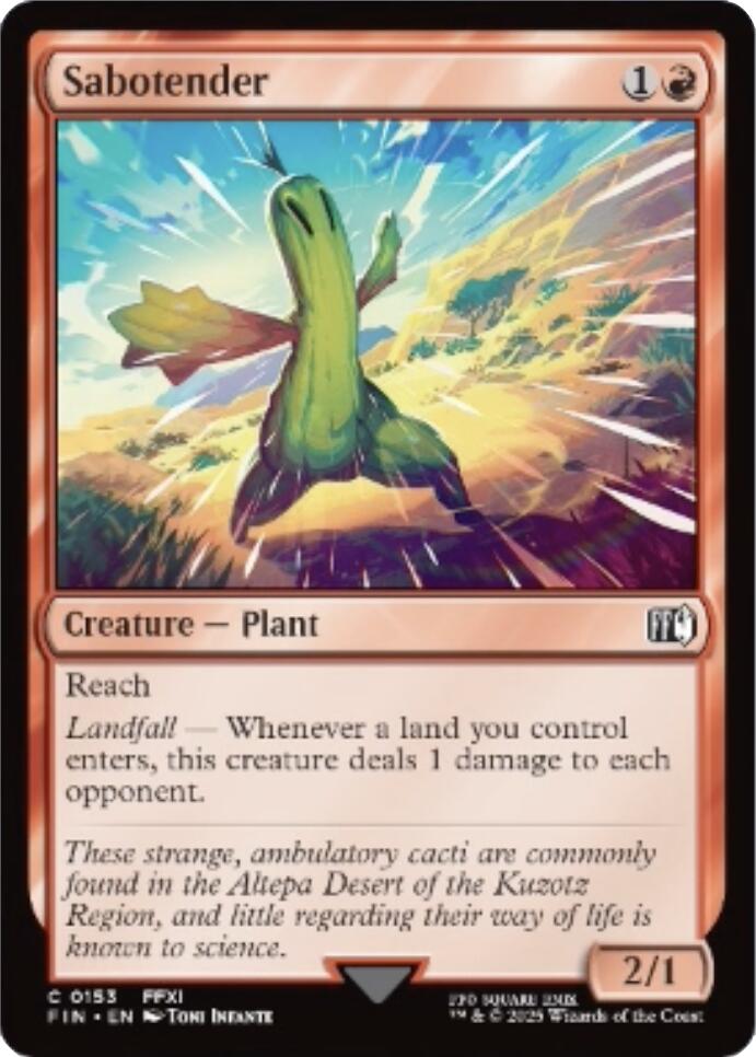 Sabotender [FIN - 153]