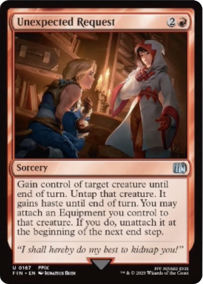 Unexpected Request [FIN - 167]