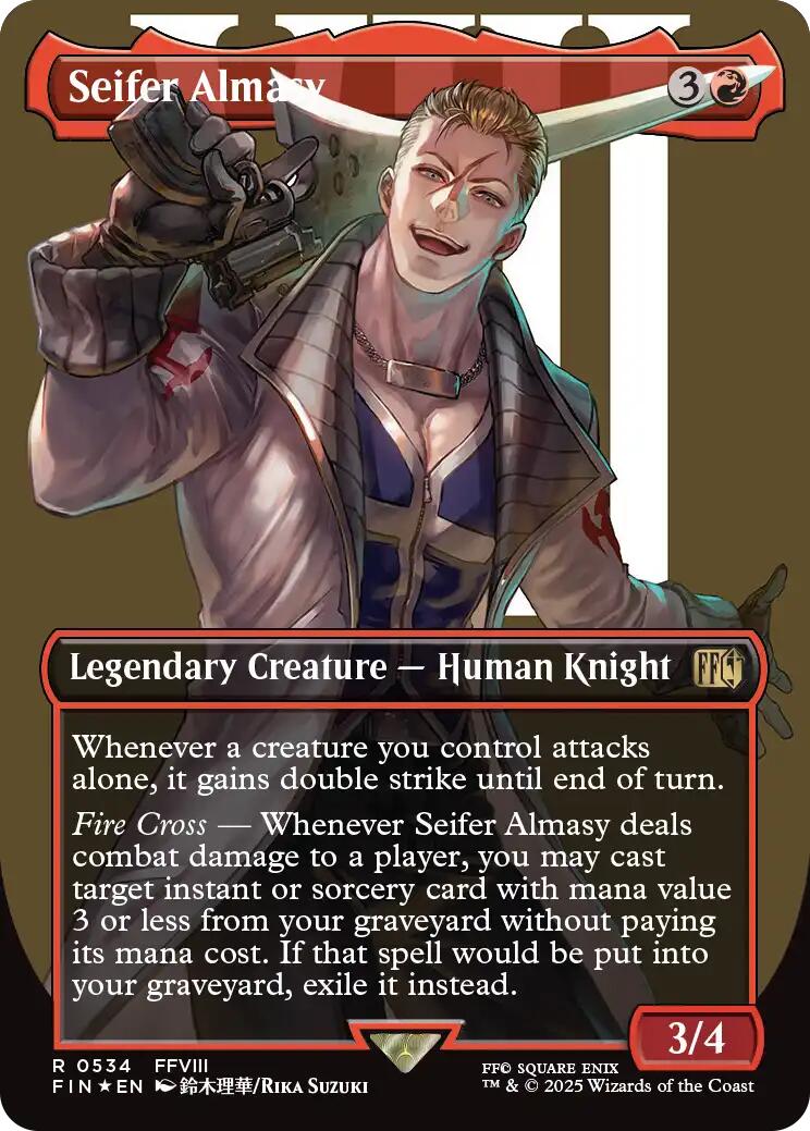 Seifer Almasy (Borderless) (Surge Foil) [FIN - 534]