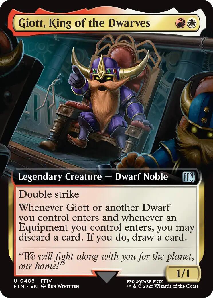 Giott, King of the Dwarves (Extended Art) [FIN - 488]