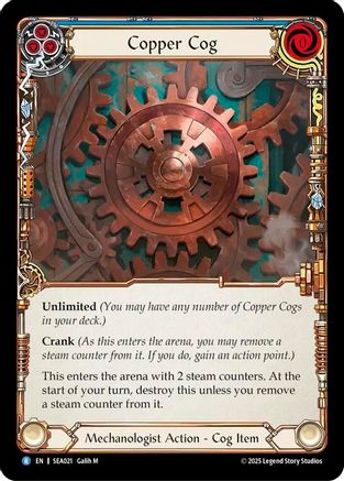 Copper Cog (SEA021) - High Seas Rainbow Foil