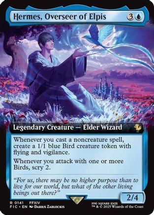 Hermes, Overseer of Elpis (Extended Art) (FIC-141) - Commander: FINAL FANTASY
