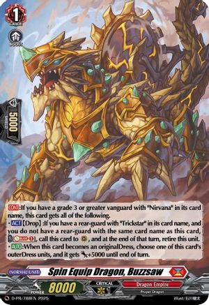 Spin Equip Dragon, Buzzsaw (Foil) [D-PR - D-PR/788EN]