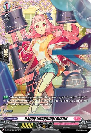 Happy Shopping! Michu (D-PR/616EN) - D Promo Cards