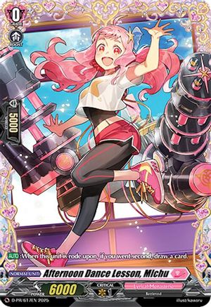 Afternoon Dance Lesson, Michu (D-PR/617EN) - D Promo Cards