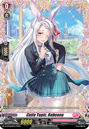 Cutie Topic, Rabeena (D-PR/620EN) - D Promo Cards