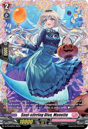 Soul-stirring Diva, Monette (D-PR/633EN) - D Promo Cards