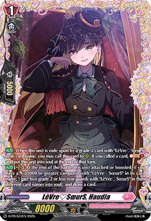 LeVreSoeurS, Haudia (D-PR/637EN) - D Promo Cards