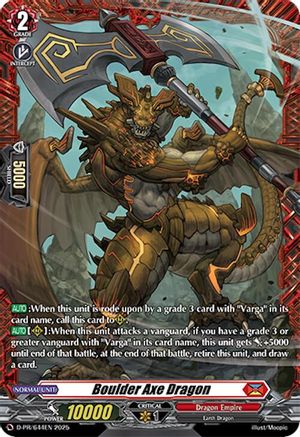 Boulder Axe Dragon (D-PR/644EN) - D Promo Cards
